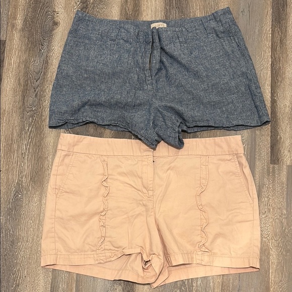 LOFT Pants - LOFT Blue and Pink Women's Shorts